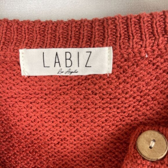 Labiz  Women Long Sleeve Pullover Knit Sweater  Size S - Picture 3 of 9